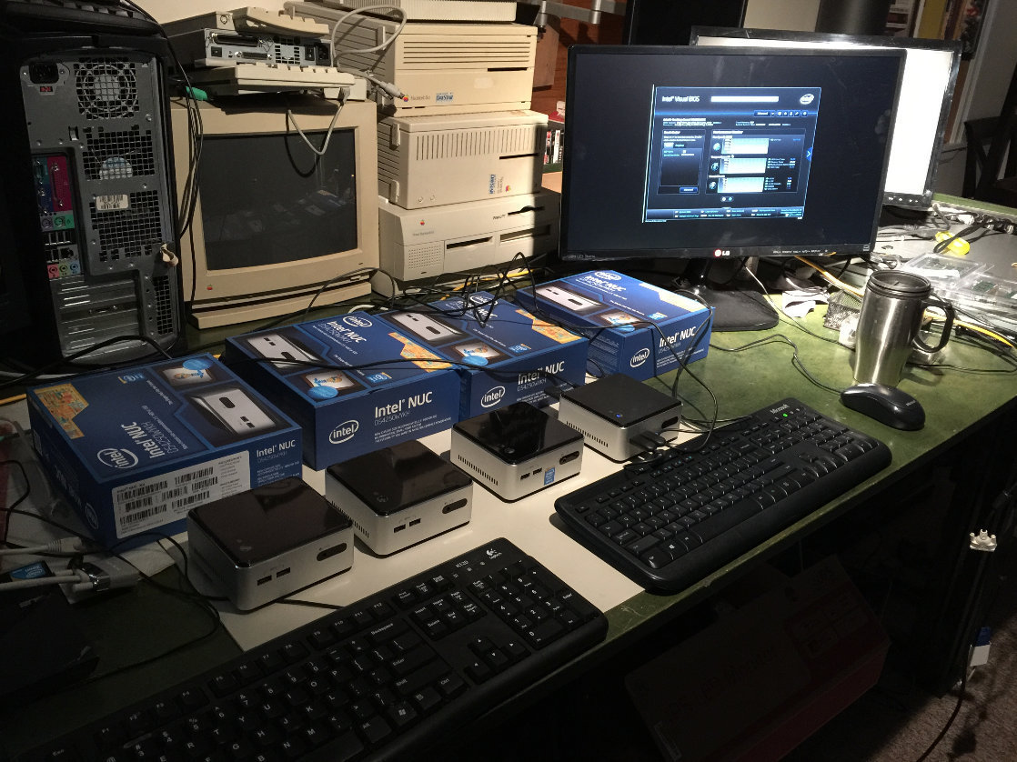 Intel  / WIN10 SSD Client builds with 1990's GoodMedia servers in background